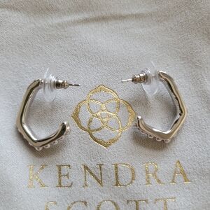 Kendra Scott Silver Hoop Earrings